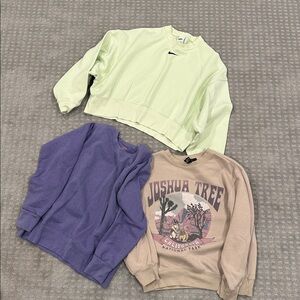 3 Piece Women’s Sweatshirt Bundle
